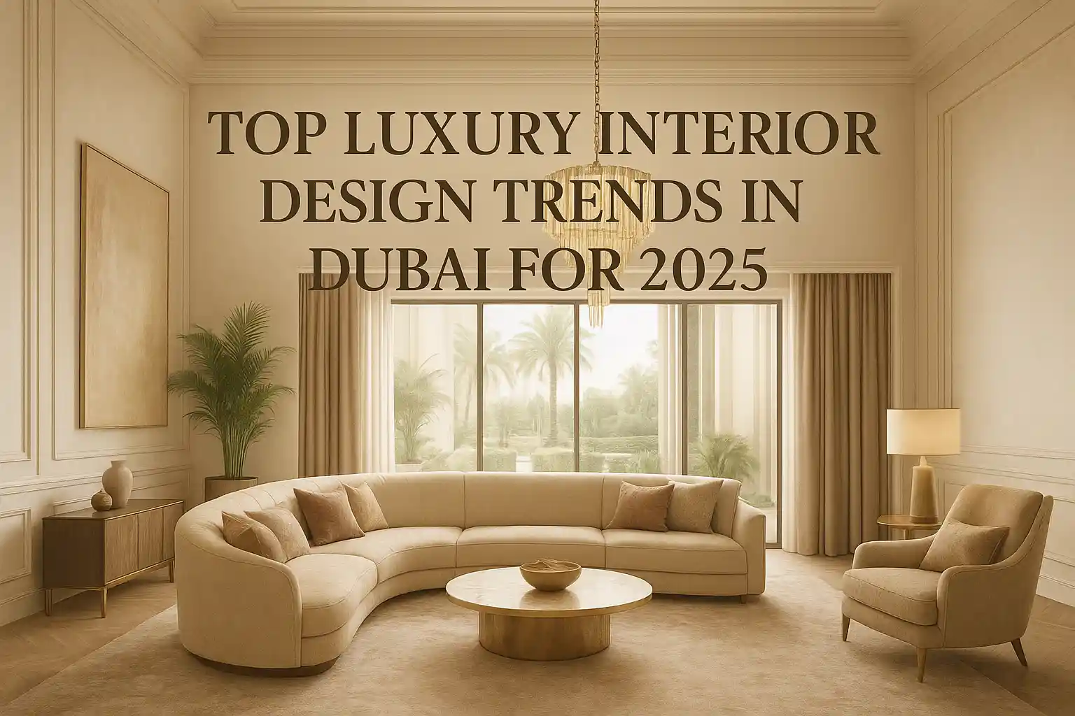 Top Luxury Interior Design Trends in Dubai for 2025