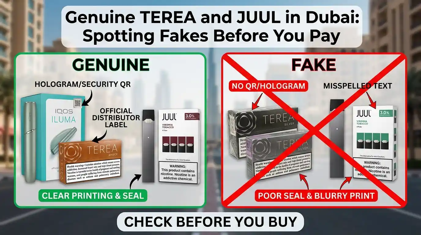 Genuine TEREA and JUUL in Dubai